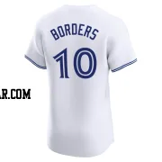 Pat Borders Men's Toronto Blue Jays White Elite Home Jersey