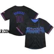 Pat Borders Toddler Toronto Blue Jays Black Limited 2024 City Connect Jersey