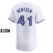 Pat Hentgen Men's Toronto Blue Jays White Elite Home Jersey