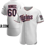 Pat Winkel Men's Minnesota Twins White Authentic Home Jersey