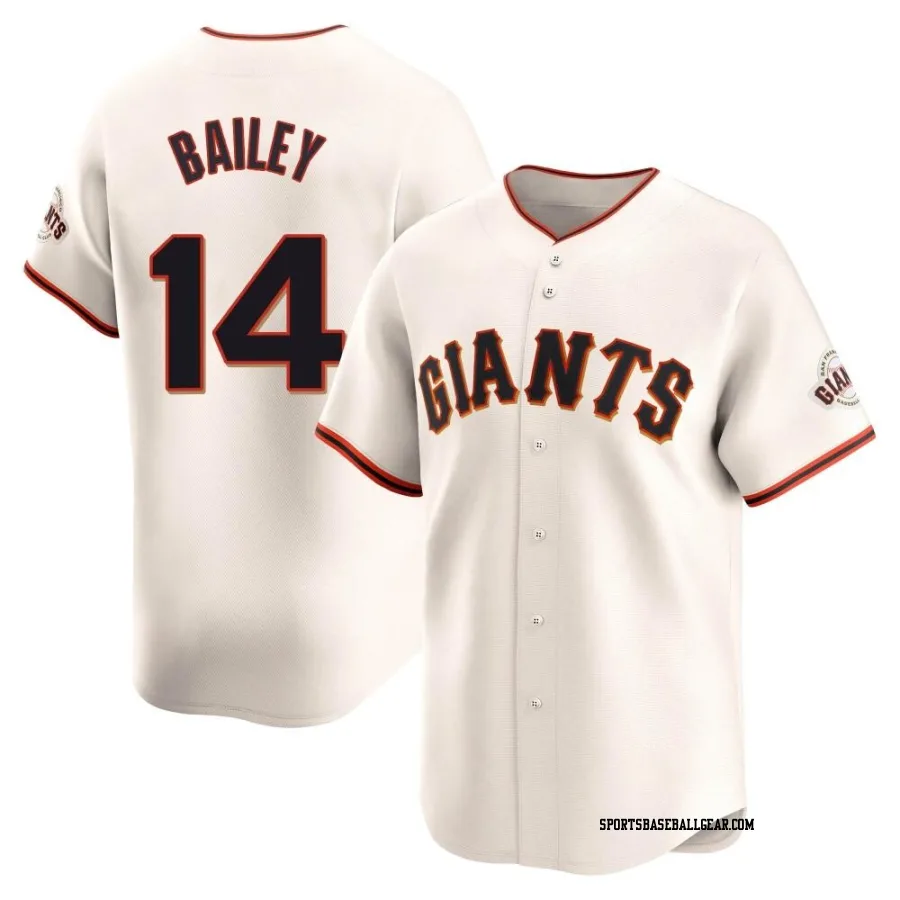 Patrick Bailey Men's San Francisco Giants Cream Limited Home Jersey