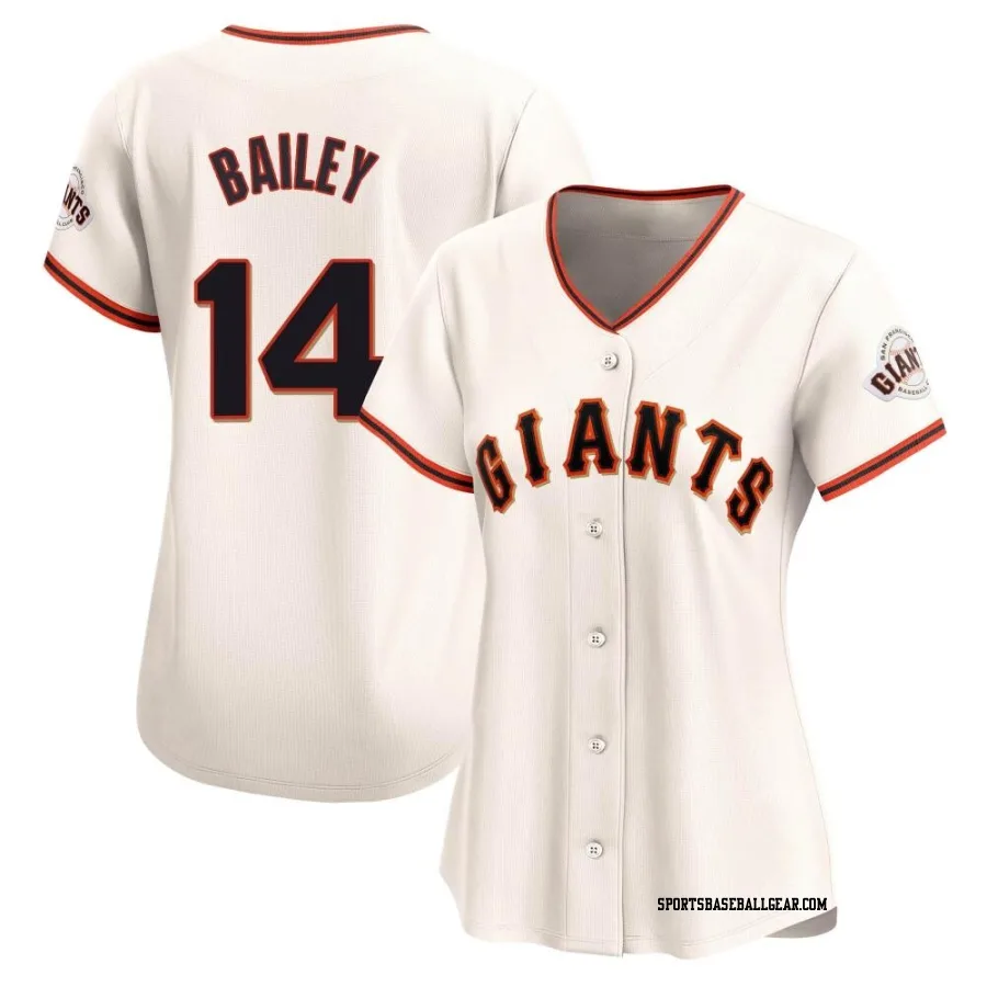 Patrick Bailey Women's San Francisco Giants Cream Limited Home Jersey