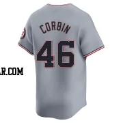 Patrick Corbin Men's Washington Nationals Gray Limited Road Jersey