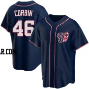 Patrick Corbin Men's Washington Nationals Navy Replica Alternate Team Jersey