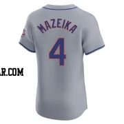 Patrick Mazeika Men's New York Mets Gray Elite Road Jersey