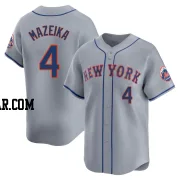 Patrick Mazeika Men's New York Mets Gray Limited Away Jersey