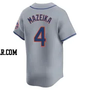 Patrick Mazeika Men's New York Mets Gray Limited Away Jersey