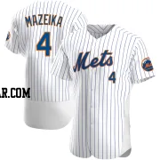 Patrick Mazeika Men's New York Mets White Authentic Home Jersey