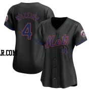 Patrick Mazeika Women's New York Mets Black Limited Alternate Jersey