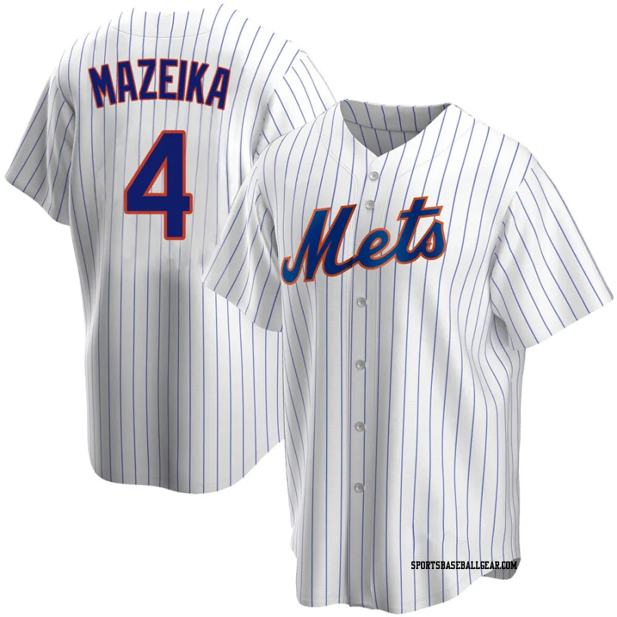 Patrick Mazeika Youth New York Mets White Replica Home Jersey