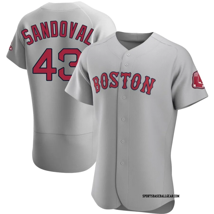 Patrick Sandoval Men's Boston Red Sox Gray Authentic Road Jersey