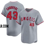 Patrick Sandoval Men's Los Angeles Angels Gray Limited Away Jersey