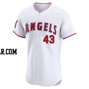 Patrick Sandoval Men's Los Angeles Angels White Elite Home Jersey