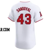 Patrick Sandoval Men's Los Angeles Angels White Elite Home Jersey