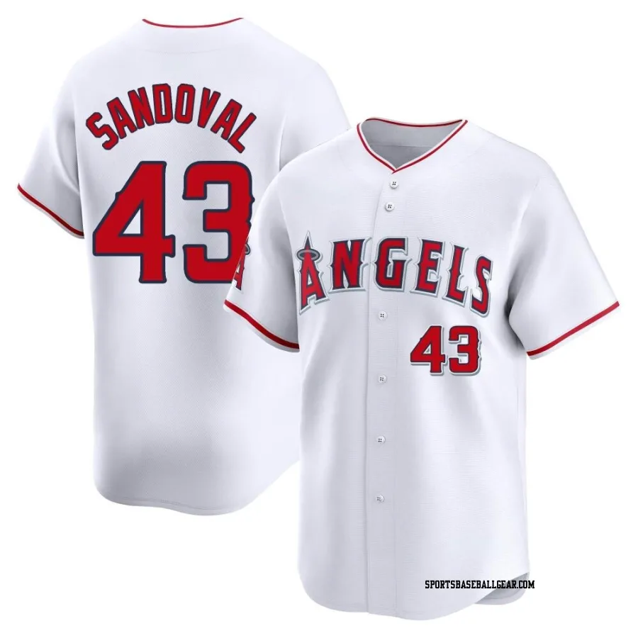 Patrick Sandoval Men's Los Angeles Angels White Limited Home Jersey