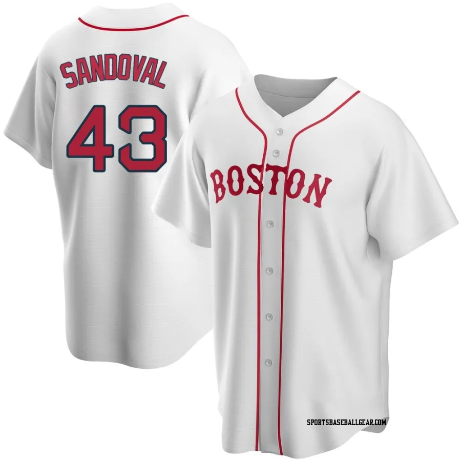 Patrick Sandoval Youth Boston Red Sox White Replica Alternate Jersey