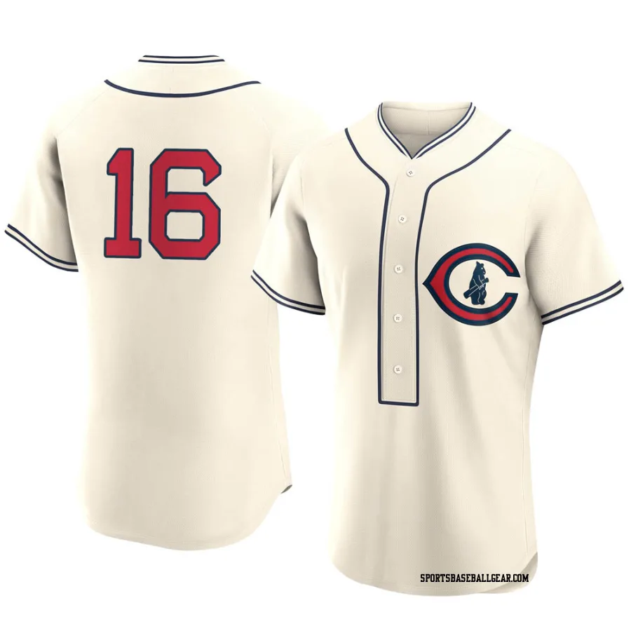 Patrick Wisdom Men's Chicago Cubs Cream Authentic 2022 Field Of Dreams Jersey