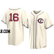 Patrick Wisdom Men's Chicago Cubs Cream Replica 2022 Field Of Dreams Jersey