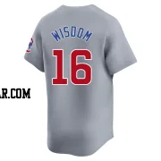 Patrick Wisdom Men's Chicago Cubs Gray Limited Road Jersey