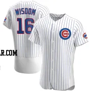 Patrick Wisdom Men's Chicago Cubs White Authentic Home Jersey