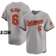 Paul Blair Youth Baltimore Orioles Gray Limited Road Jersey