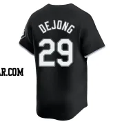 Paul DeJong Men's Chicago White Sox Black Limited Alternate Jersey