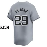 Paul DeJong Men's Chicago White Sox Gray Limited Road Jersey