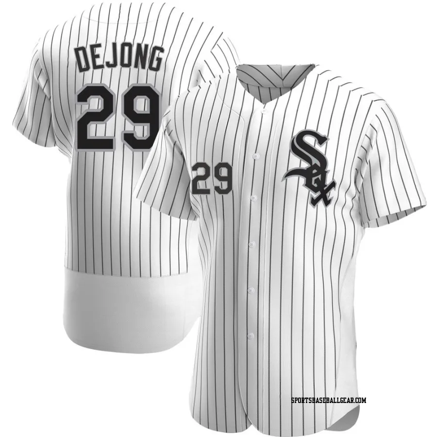 Paul DeJong Men's Chicago White Sox White Authentic Home Jersey