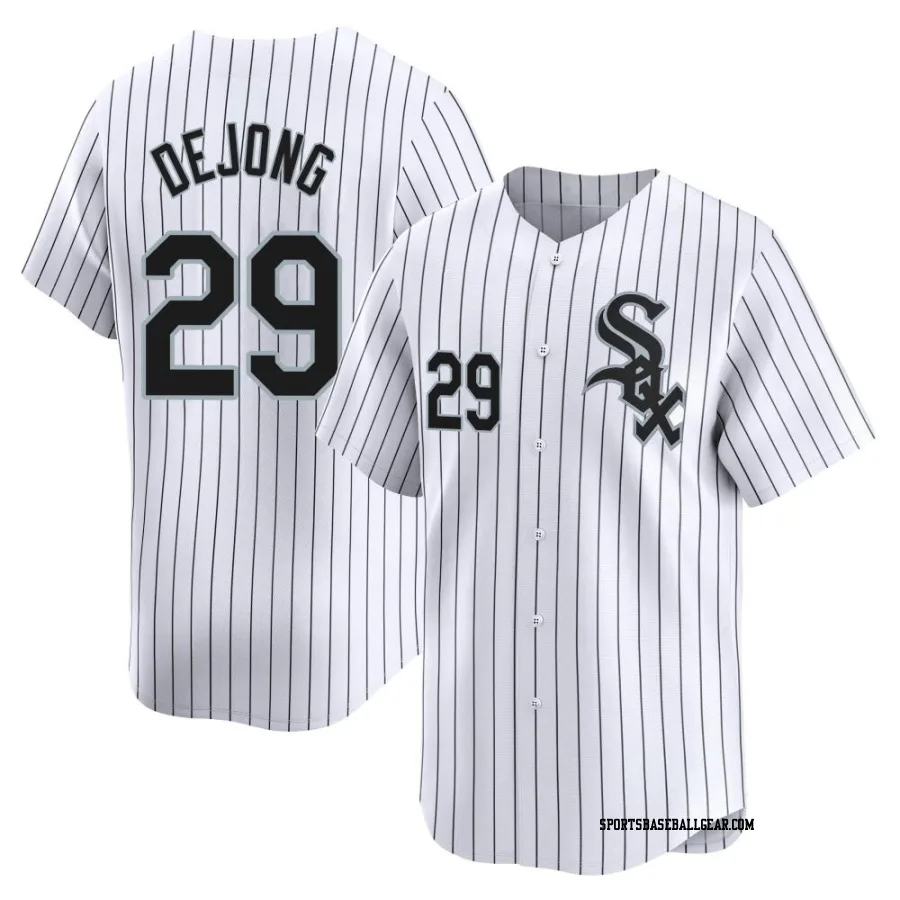 Paul DeJong Men's Chicago White Sox White Limited Home Jersey