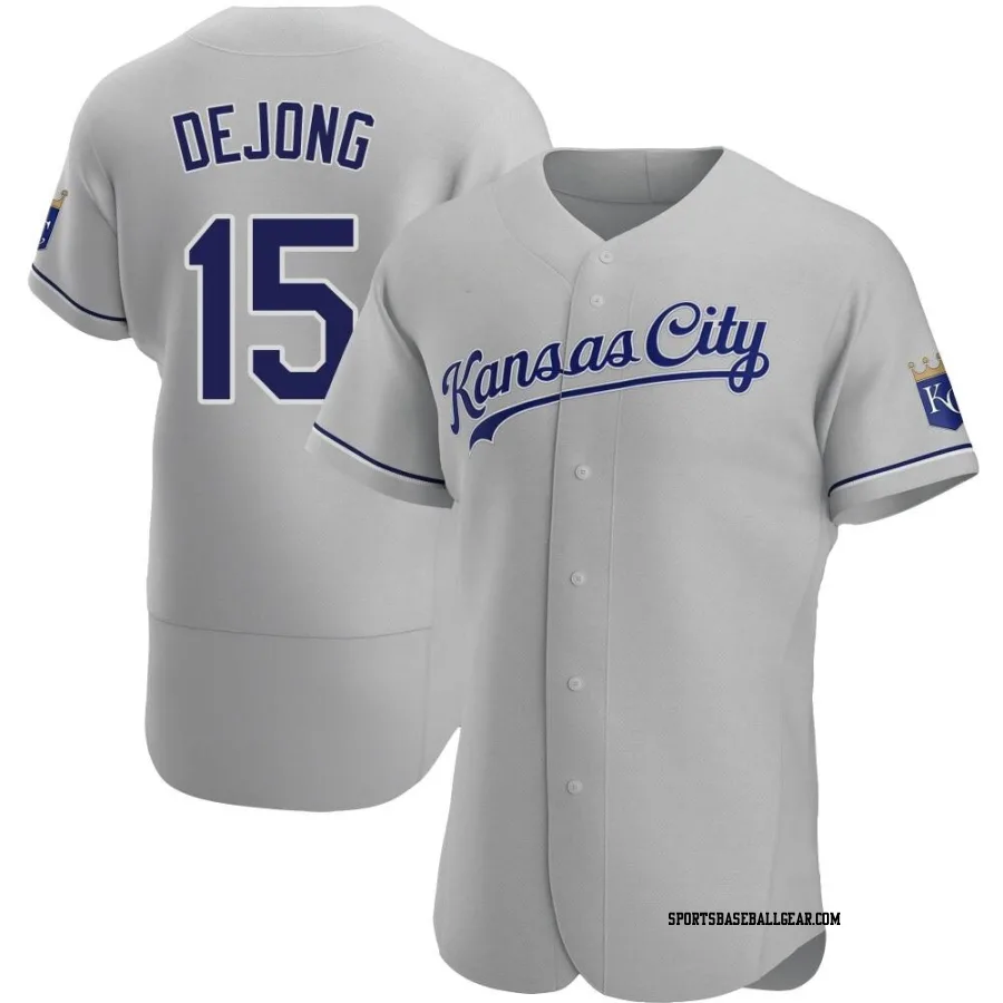 Paul DeJong Men's Kansas City Royals Gray Authentic Road Jersey