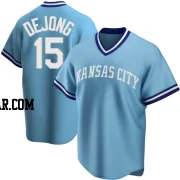 Paul DeJong Men's Kansas City Royals Light Blue Replica Road Cooperstown Collection Jersey