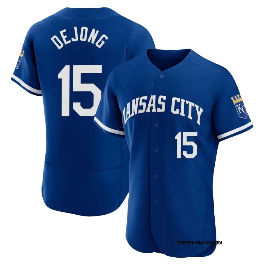 Paul DeJong Men's Kansas City Royals Royal Authentic 2022 Alternate Jersey