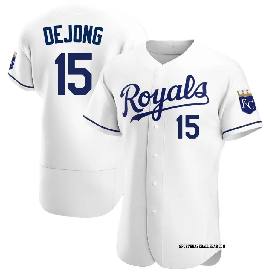 Paul DeJong Men's Kansas City Royals White Authentic Home Jersey