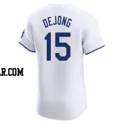 Paul DeJong Men's Kansas City Royals White Elite Home Jersey