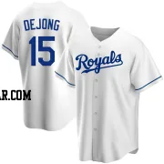 Paul DeJong Men's Kansas City Royals White Replica Home Jersey