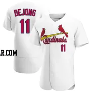 Paul DeJong Men's St. Louis Cardinals White Authentic Home Jersey