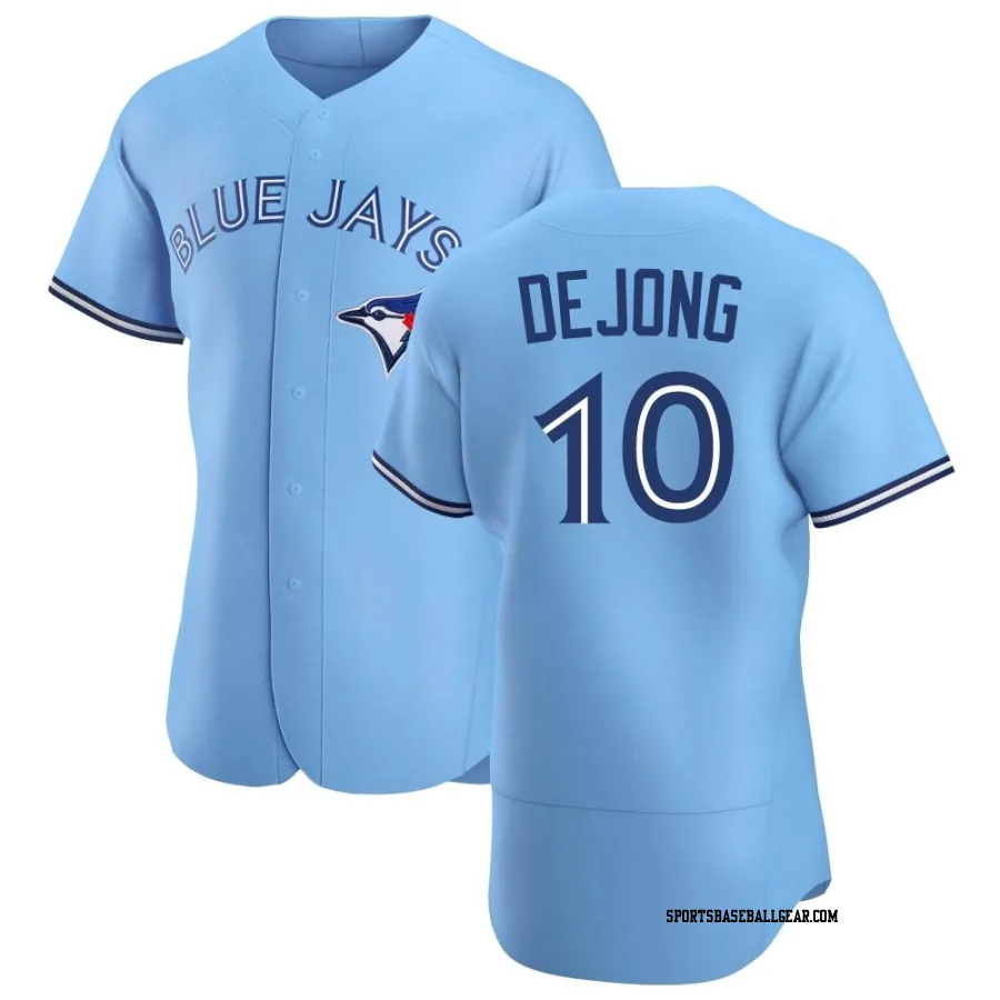 Paul DeJong Men's Toronto Blue Jays Blue Authentic Powder Alternate Jersey