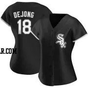 Paul DeJong Women's Chicago White Sox Black Authentic Alternate Jersey