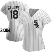 Paul DeJong Women's Chicago White Sox White Authentic Home Jersey