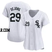 Paul DeJong Women's Chicago White Sox White Limited Home Jersey