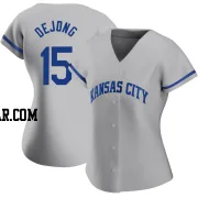 Paul DeJong Women's Kansas City Royals Gray Authentic 2022 Road Jersey