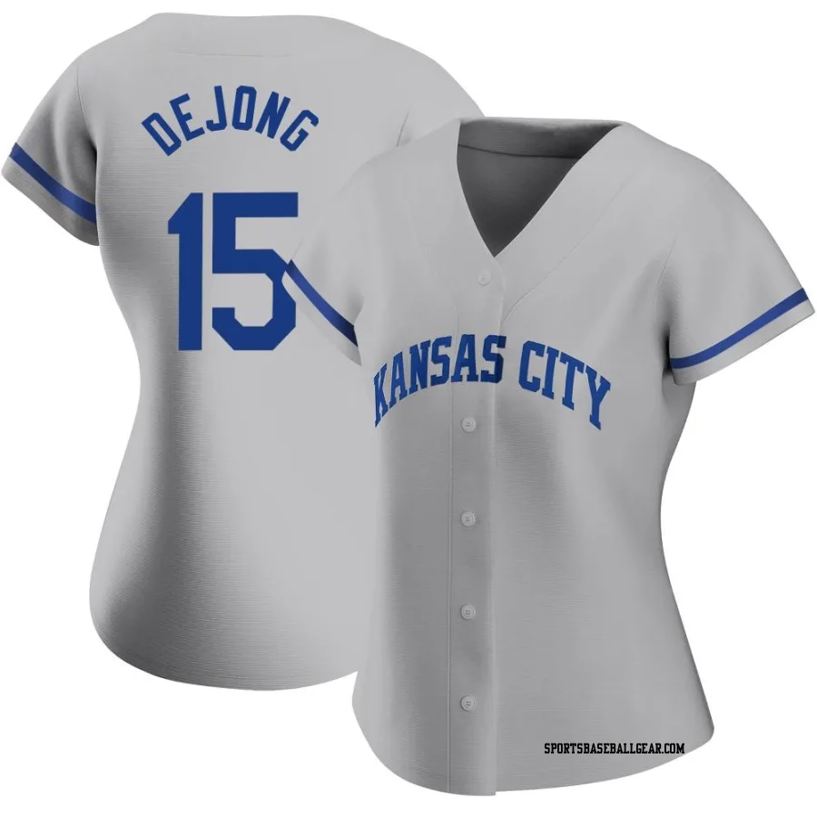 Paul DeJong Women's Kansas City Royals Gray Replica 2022 Road Jersey