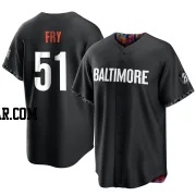 Paul Fry Youth Baltimore Orioles Black Replica 2023 City Connect Jersey