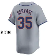 Paul Gervase Men's New York Mets Gray Limited Away Jersey