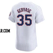 Paul Gervase Men's New York Mets White Elite Home Jersey