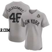 Paul Goldschmidt Men's New York Yankees Gray Elite Road 2024 World Series Jersey