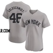 Paul Goldschmidt Men's New York Yankees Gray Elite Road Jersey