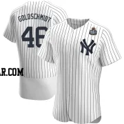 Paul Goldschmidt Men's New York Yankees White Authentic Home 2024 World Series Jersey