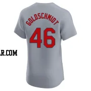 Paul Goldschmidt Men's St. Louis Cardinals Gray Elite Road Jersey