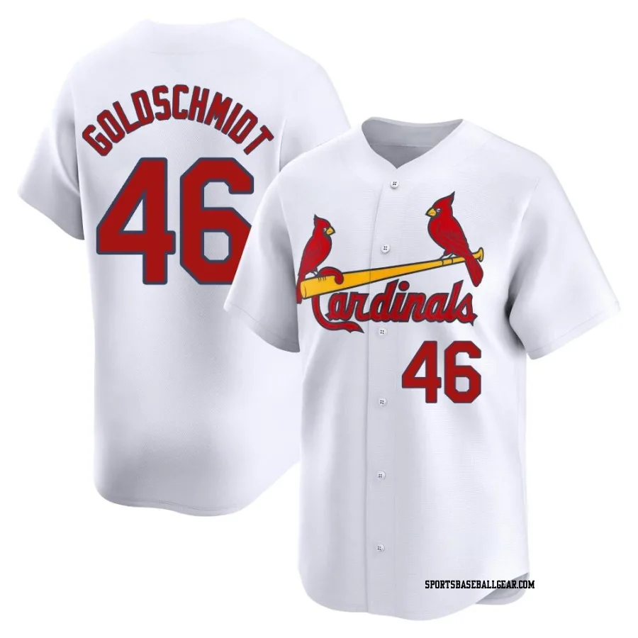 Paul Goldschmidt Men's St. Louis Cardinals White Limited Home Jersey